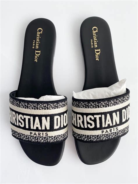 dior dway price|christian dior slippers women.